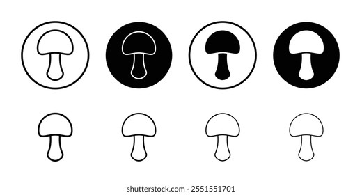 Mushrooms icon web design in vector