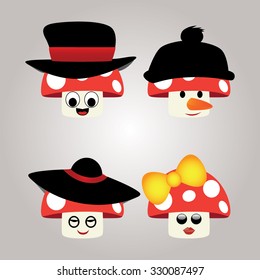 Mushrooms illustration