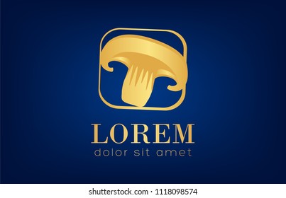 mushrooms logo vector