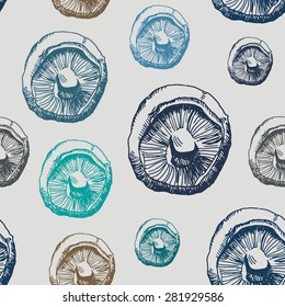 Mushrooms pattern