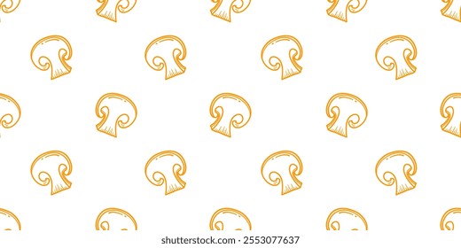 mushrooms pattern background. vintage mushroom pattern background. mushroom doodle pattern background.