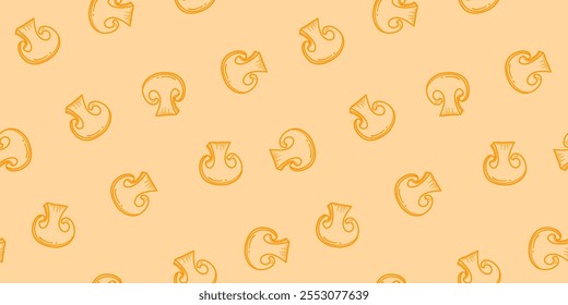 mushrooms pattern background. vintage mushroom pattern background. mushroom doodle pattern background.