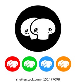 Mushrooms Vegetable Icon