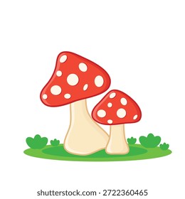 Seta. Ilustración vectorial de dibujos animados de setas rojas