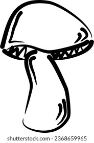 Mushrrom vector, Hand Drawn Mushroom