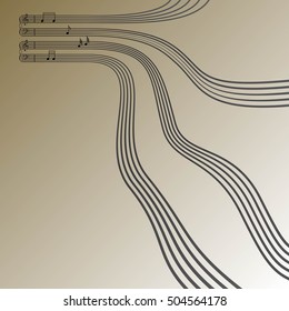 Music abstract background