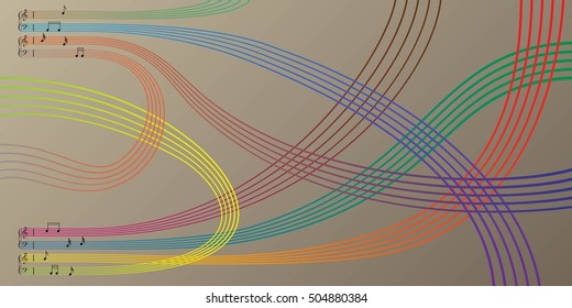 Music abstract background