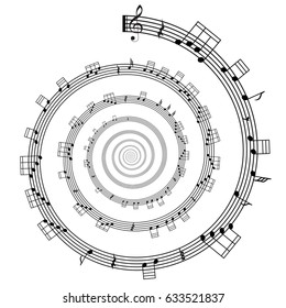 Music abstract background