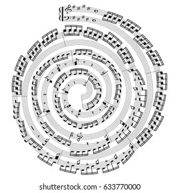 Music abstract background