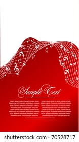 music abstract background