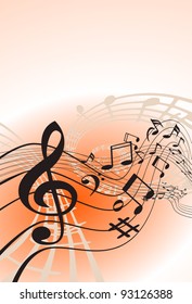 Music abstract background