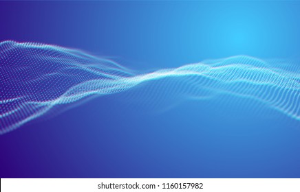 Music abstract background blue. Equalizer for music, showing sound waves with music waves, music background equalizer vector concept.