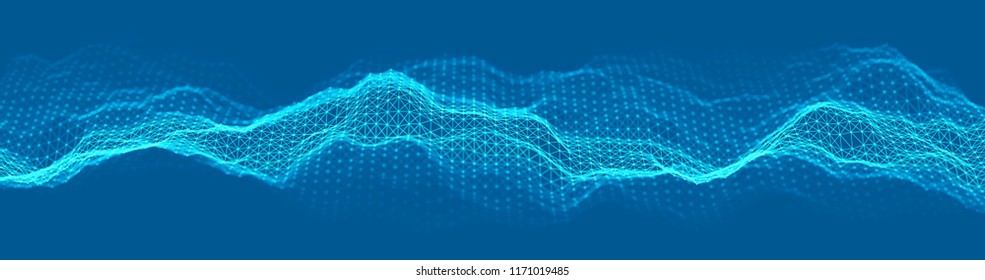 Music abstract background blue. Equalizer for music, showing sound waves with music waves, music background equalizer vector concept.