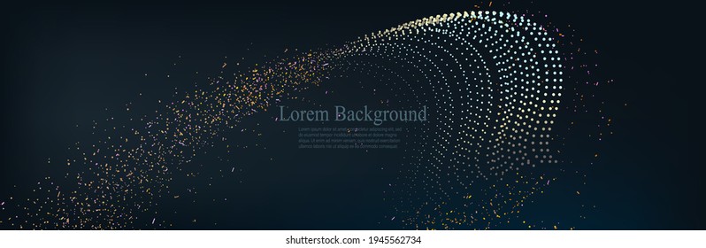 Music abstract background blue. Equalizer for music, showing sound waves with music waves, music background equalizer concept. Vector illustration.
