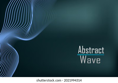 Music abstract background blue. Equalizer for music, showing sound waves with music waves, music background equalizer concept. Vector illustration