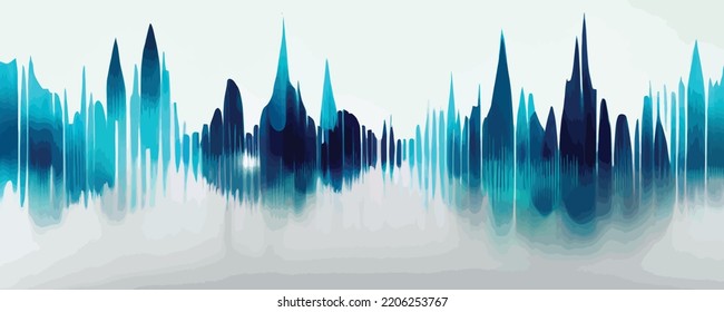 Music Abstract Background Blue Equalizer Music Stock Vector Royalty Free 2206253767 Shutterstock