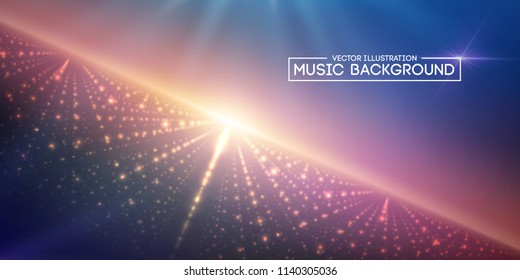 Music abstract background. Eps10 vector illustration.