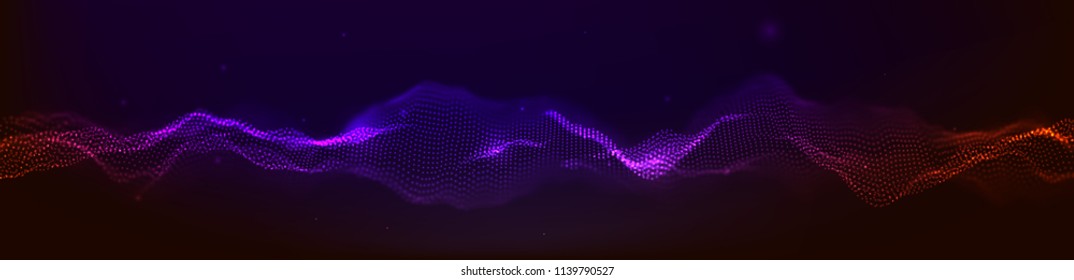 Music abstract background. Equalizer for music, showing sound waves with musical waves, the concept of a music equalizer vector.