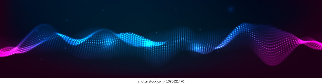 Music abstract background. Equalizer for music, showing sound waves with musical waves, the concept of a music equalizer vector.