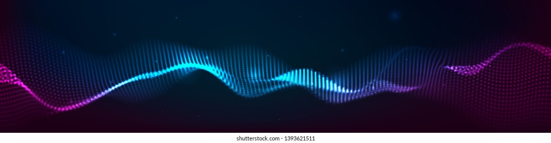 Music abstract background. Equalizer for music, showing sound waves with musical waves, the concept of a music equalizer vector.