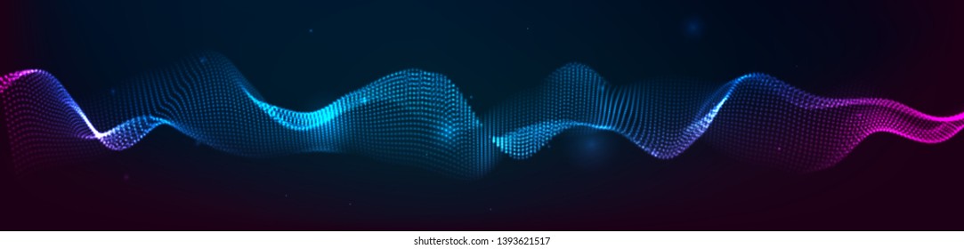 Music abstract background. Equalizer for music, showing sound waves with musical waves, the concept of a music equalizer vector.