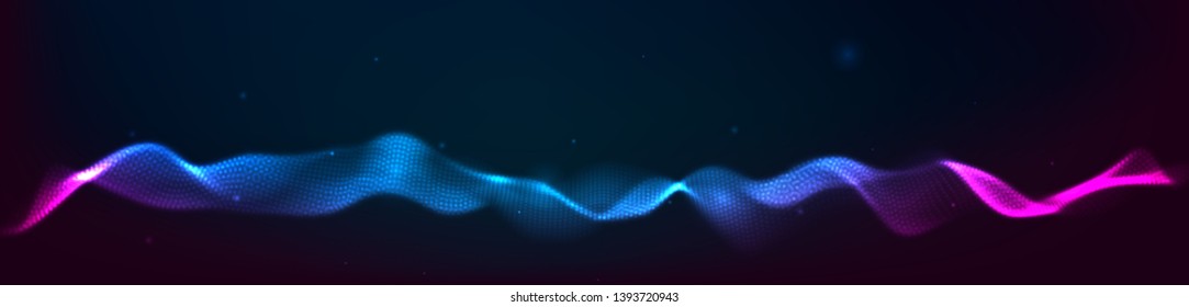 Music abstract background. Equalizer for music, showing sound waves with musical waves, the concept of a music equalizer vector.