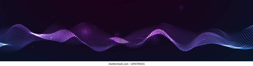 Music abstract background. Equalizer for music, showing sound waves with musical waves, the concept of a music equalizer vector.