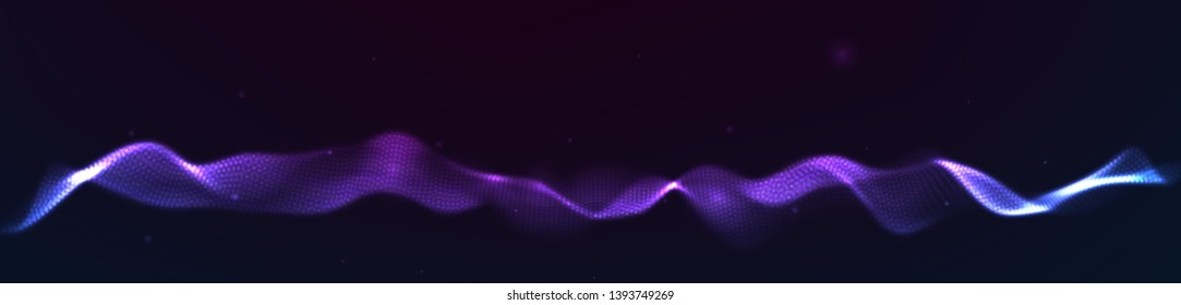 Music abstract background. Equalizer for music, showing sound waves with musical waves, the concept of a music equalizer vector.