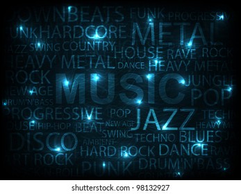 music abstract background. vector illustration