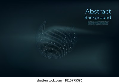 Fondo azul abstracto musical. Ecualizador para la música, mostrando ondas de sonido con ondas de música, concepto de vector de ecualizador de fondo musical. Ilustración del vector EPS10.