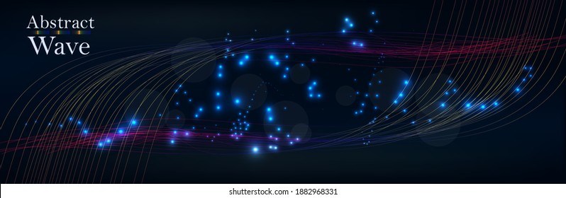 Music abstract dark background. Equalizer for music, showing sound waves with music waves, music background equalizer vector concept. Vector illustration EPS10.