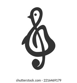 Music abstract logo Icon Illustration Brand Identity