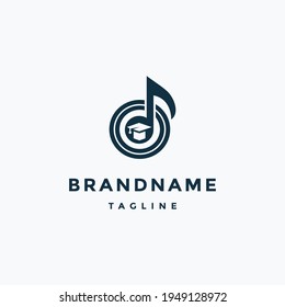 music abstract logo vector design template