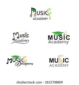 Music Academy Logo on illustration graphic vector