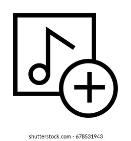 Music Add Icon