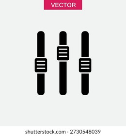 Music Adjustment Icon Vector, Music Equalizer Adjustment Icon Vector..eps
