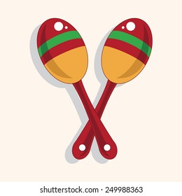 music agogo bell theme elements vector,eps