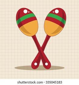 music agogo bell theme elements vector,eps