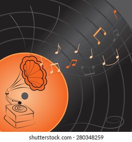 music album and sheet music