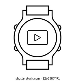 Music, app, smart icon vector image. Can also be used for Smart Watch. Suitable for mobile apps, web apps and print media.