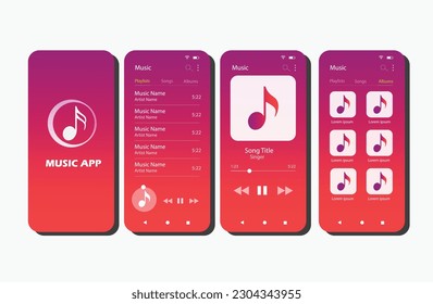 Music app ui. Music ui app creative design. Music app ui design. Music app concept. ui concept.