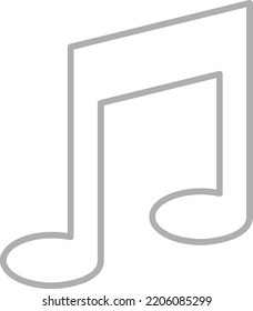 Music App vector icon. Can be used for printing, mobile and web applications.