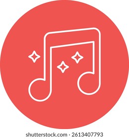 Music App vector icon. Can be used for printing, mobile and web applications.