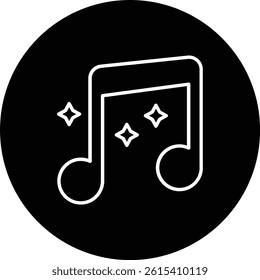 Music App vector icon. Can be used for printing, mobile and web applications.