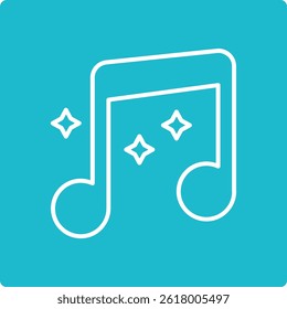 Vektorsymbol der Musik-App. Kann für Druck-, Mobil- und Web-Anwendungen verwendet werden.