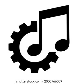 music arrangement icon illustration .inspiration icon symbol logo