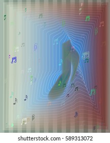 music art template