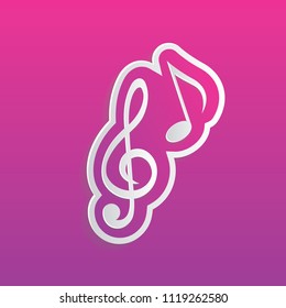 Music and audio icon vector design