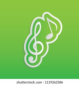 Music and audio icon vector design