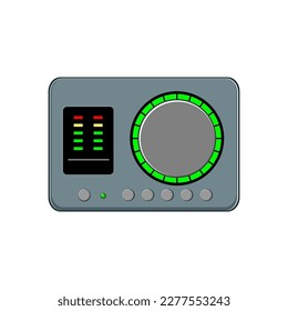 music audio interface cartoon. music audio interface sign. isolated symbol vector illustration